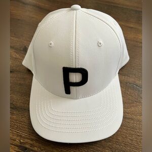 Men’s Puma Adjustable White Hat New With Tags!